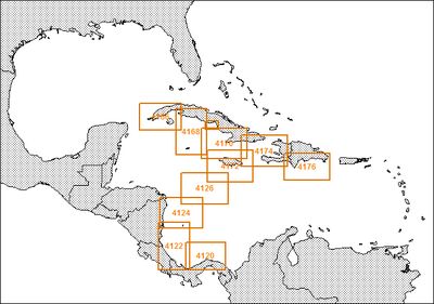 1:400,000 Scale Chart Outline Diagram